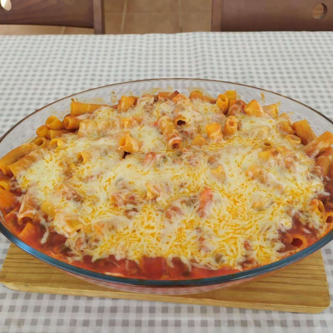 Pasta gratinada Pasta gratinada