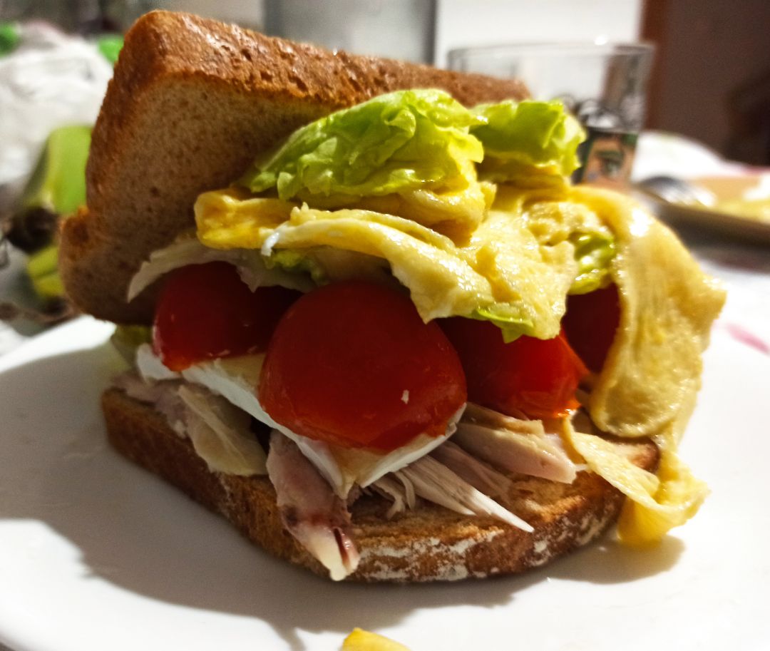 Sandwich pollo Sandwich pollo