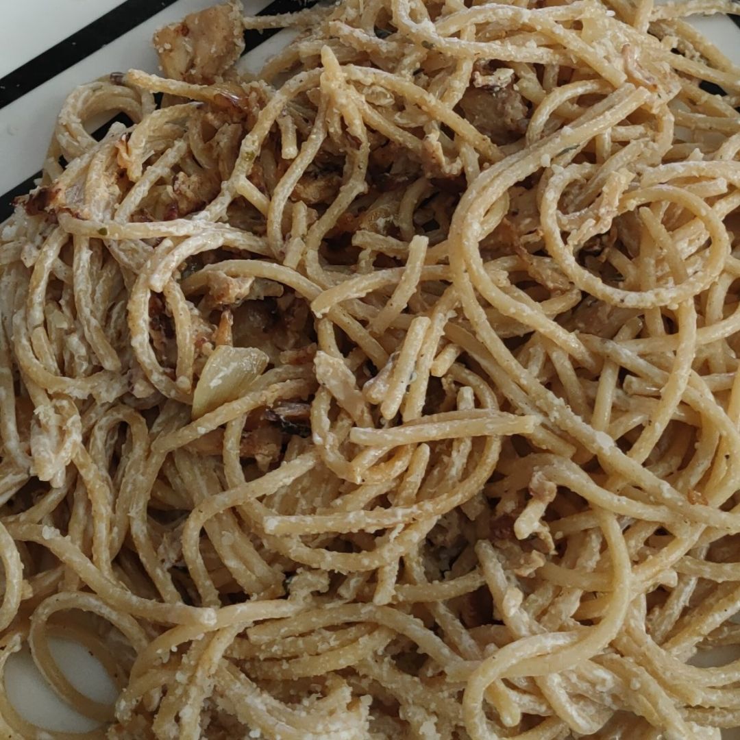 Espaguetis a la carbonera