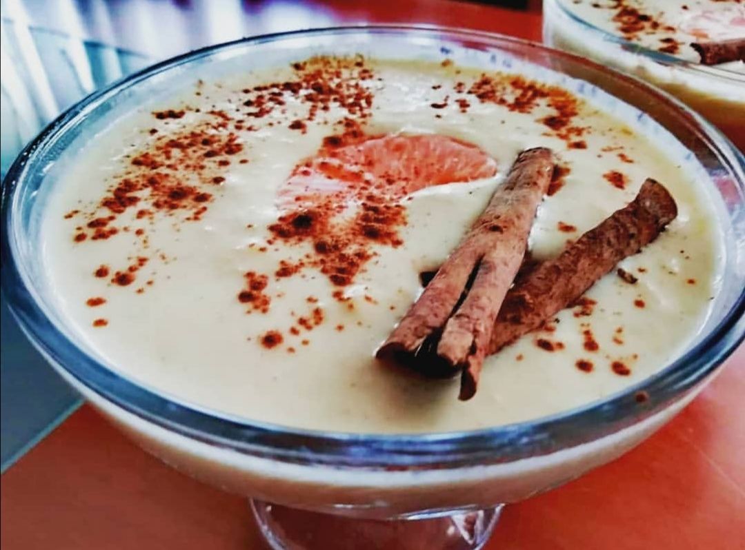 Copa de Naranja queso y canela Copa de Naranja queso y canela