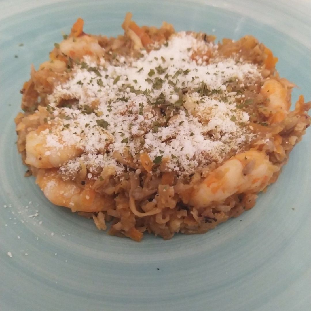 Falso risotto con Gambas Falso risotto con Gambas