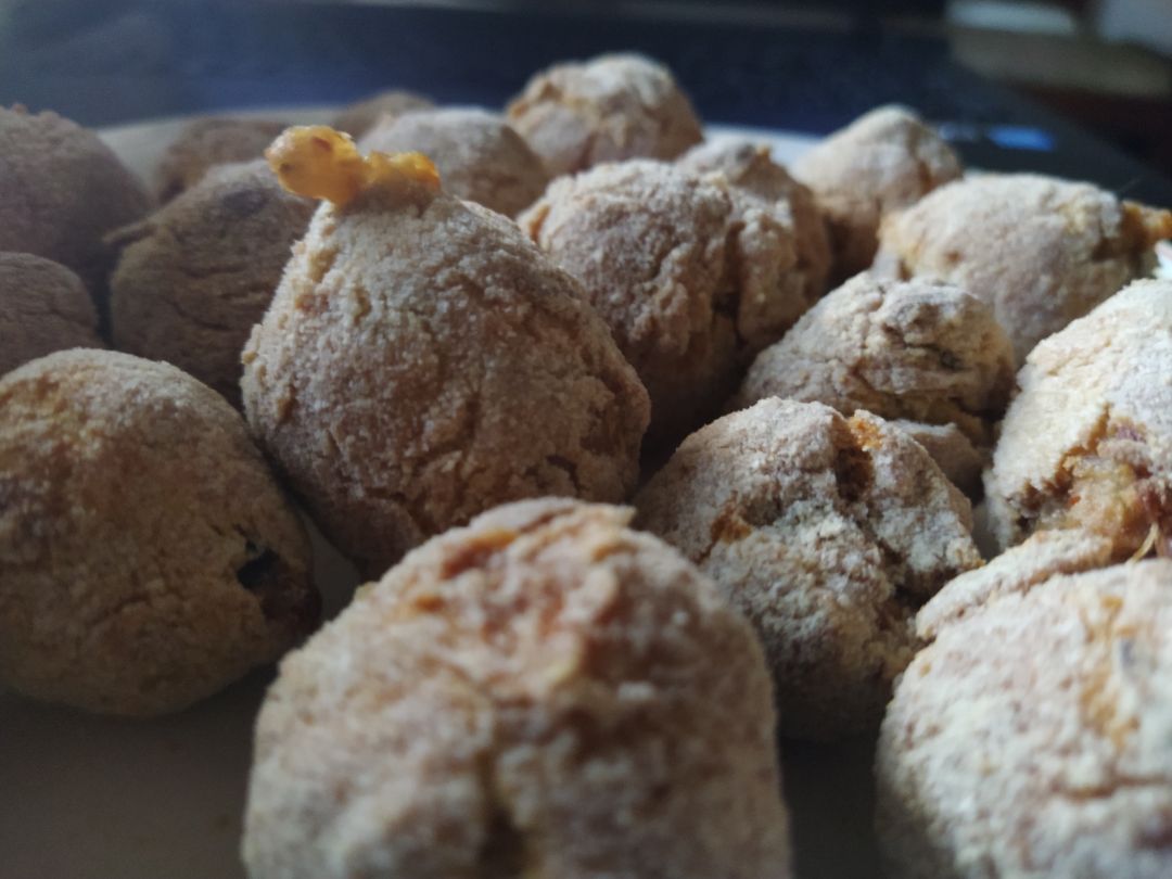 Croquetas (redondas) de setas. Croquetas (redondas) de setas.