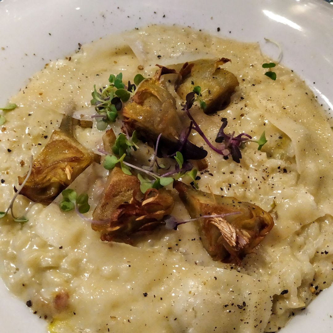 RISOTTO DE ALCACHOFAS