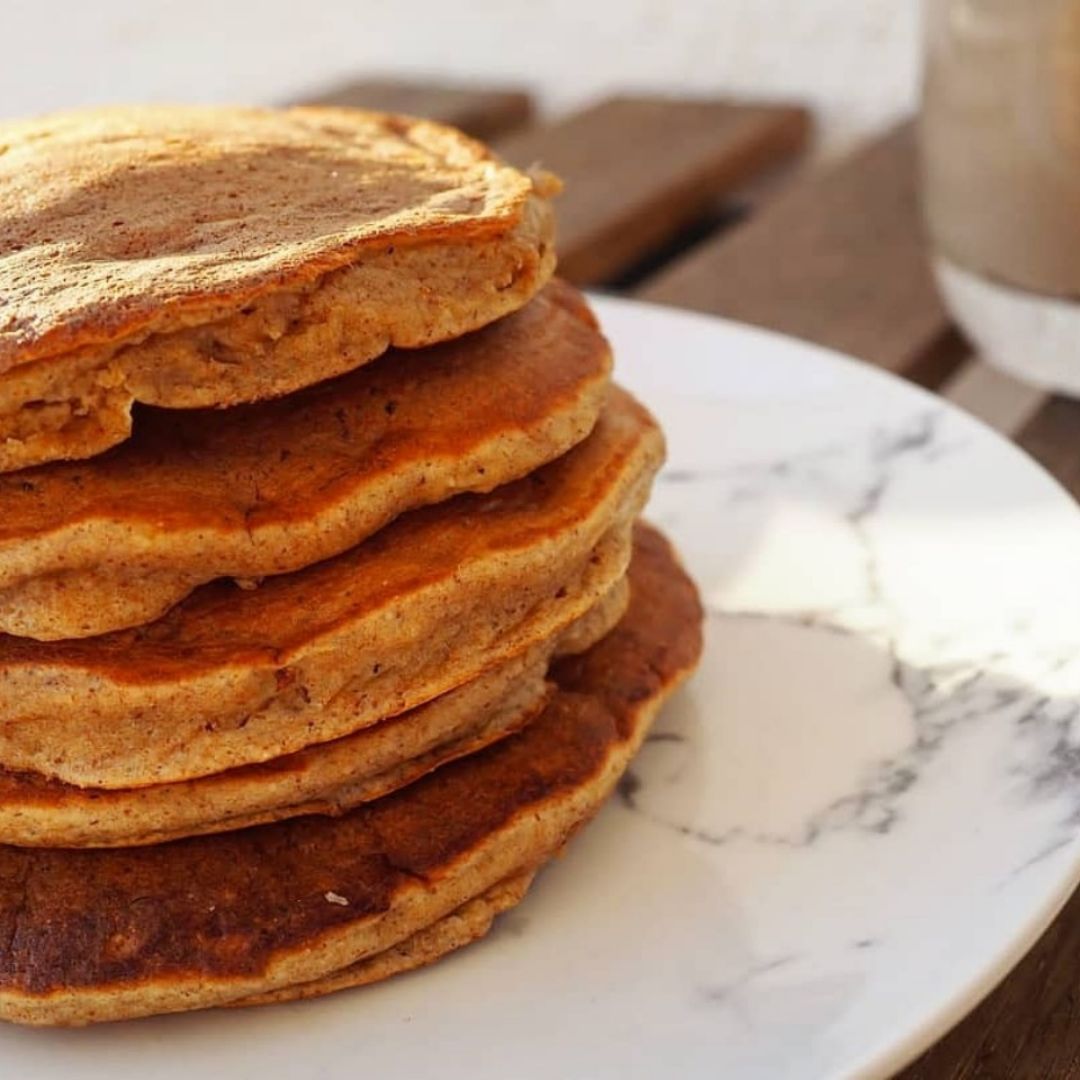 PANCAKES DE AVENA Y PLÁTANO Step 0