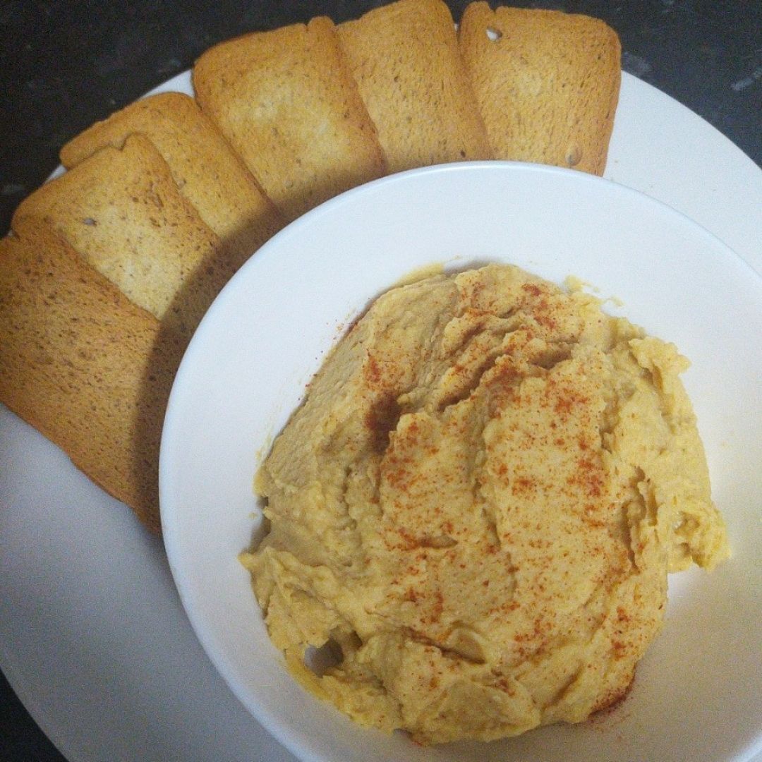 Hummus de garbanzos Hummus de garbanzos