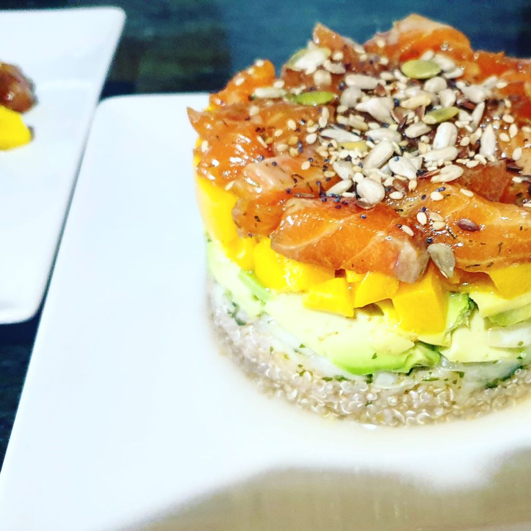 Tartar de salmón 
