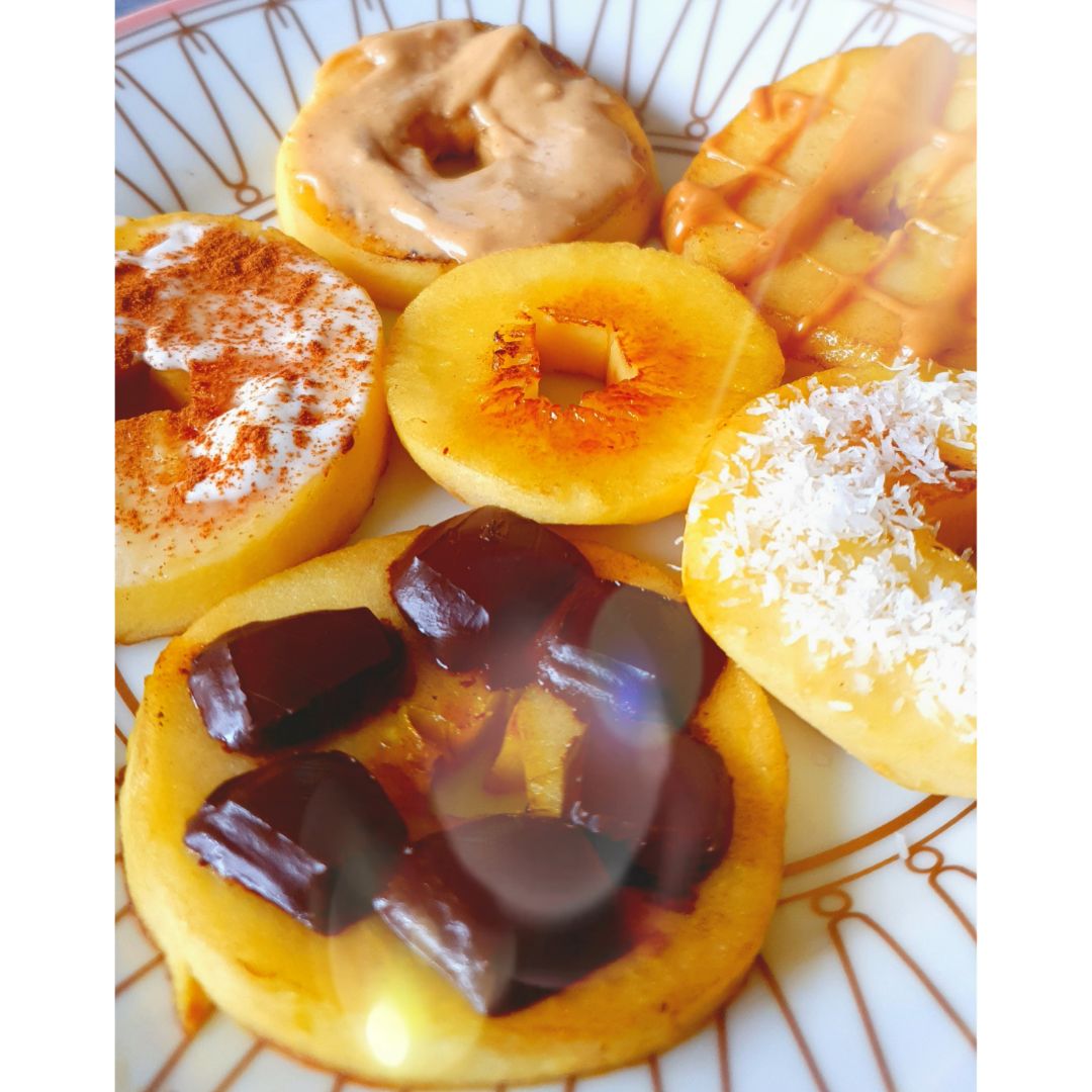 Postre sencillo de manzana 