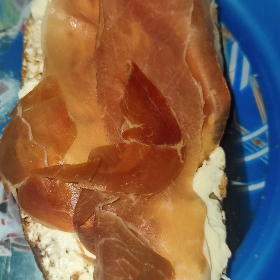 Tostada queso y jamón Tostada queso y jamón