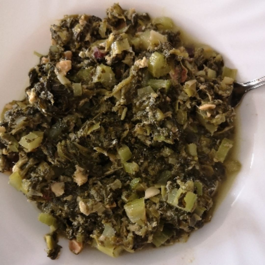 Espinacas con salmón Espinacas con salmón