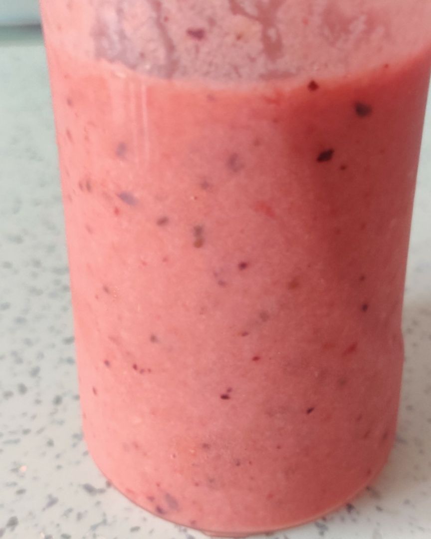 Batido de mandarinas, plátano y frutos rojos Paso 2 Batido de mandarinas, plátano y frutos rojos Paso 2