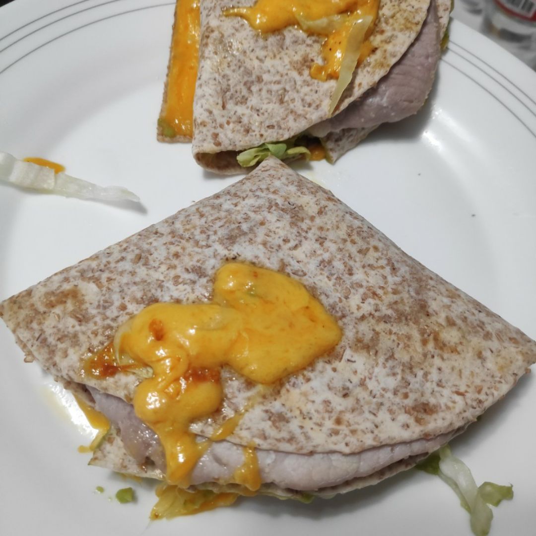 Wrap de lomo y queso Wrap de lomo y queso