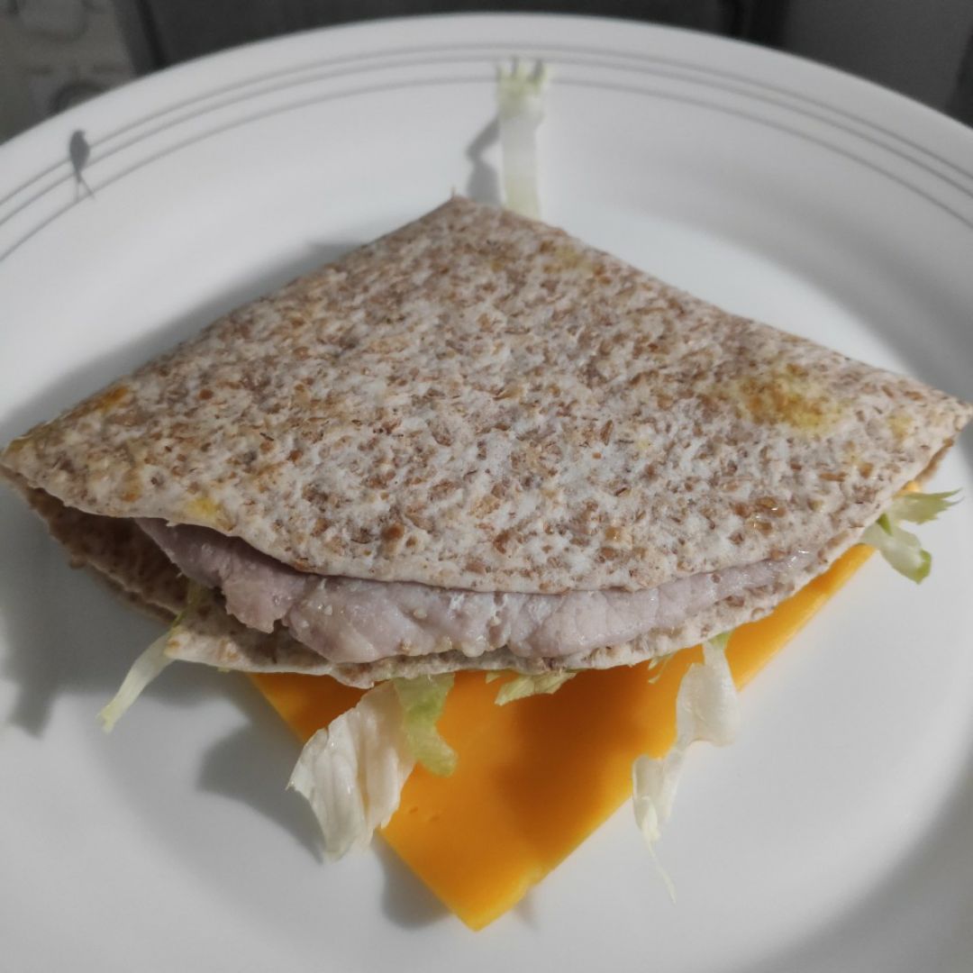 Wrap de lomo y queso Paso 2 Wrap de lomo y queso Paso 2