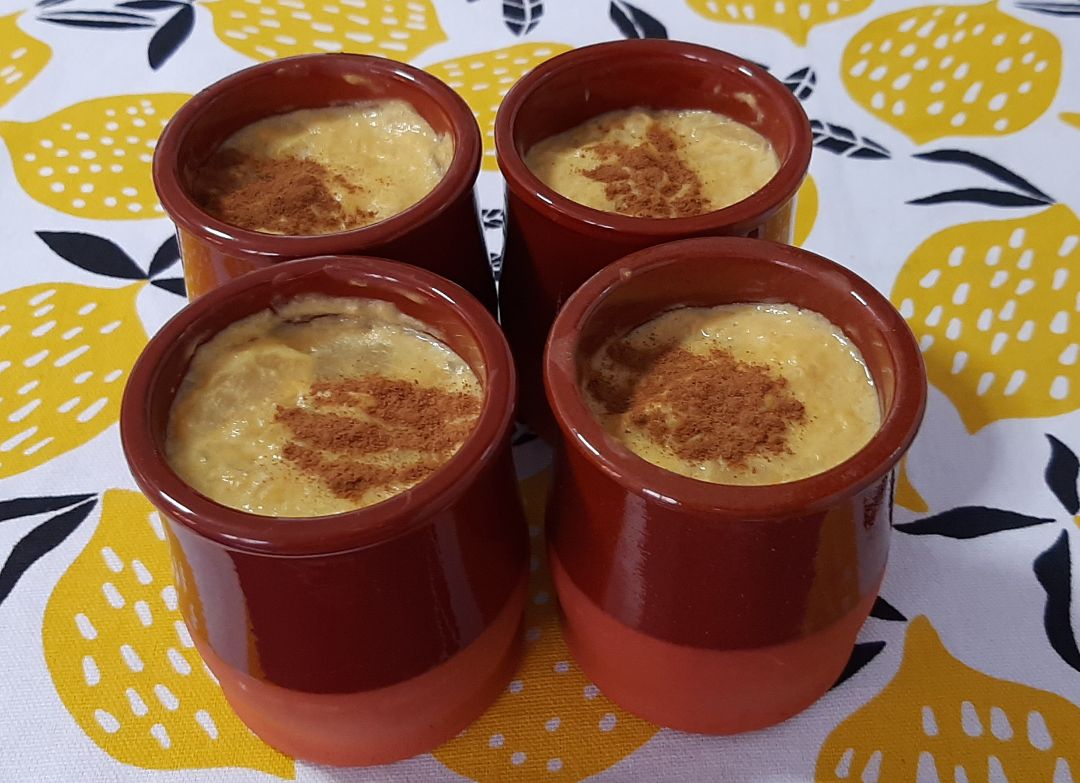 Natillas de manzana