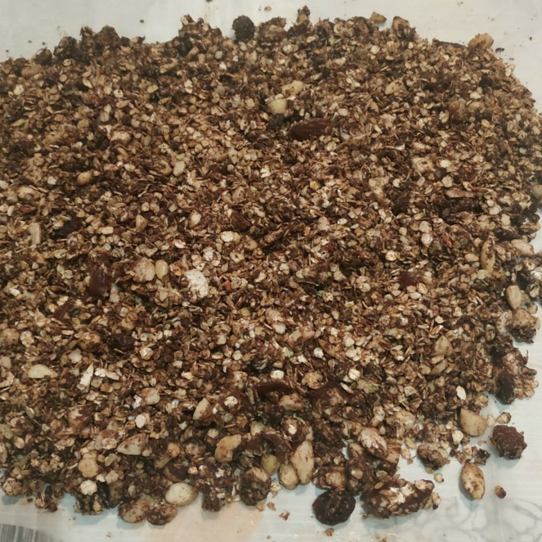 Granola en sartén Granola en sartén