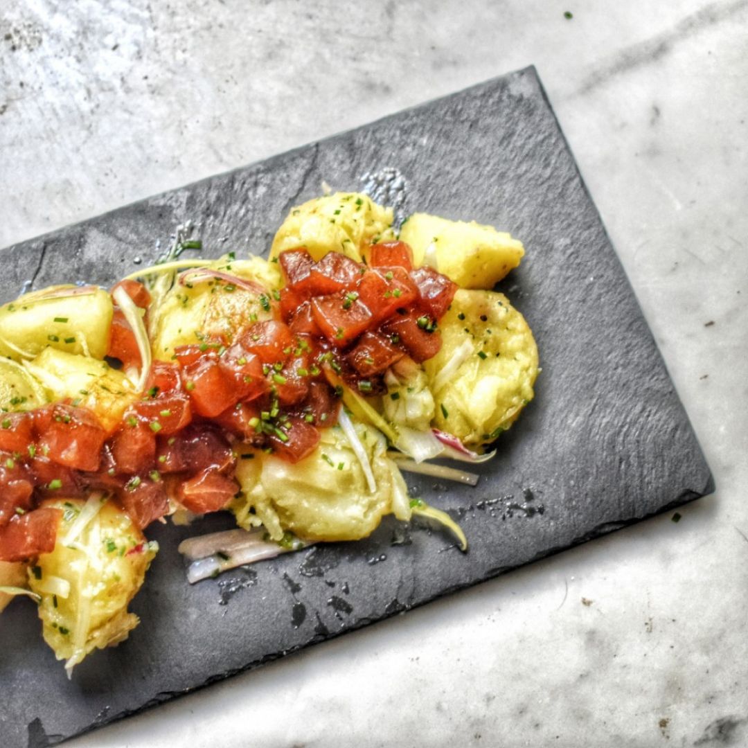 Papas aliñás con atún rojo ♥ 