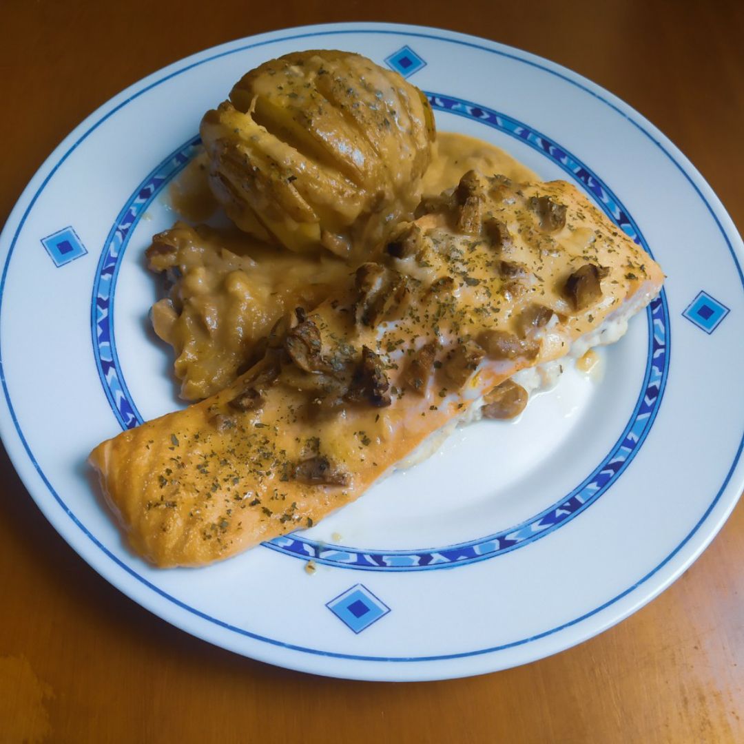Salmón a la naranja
