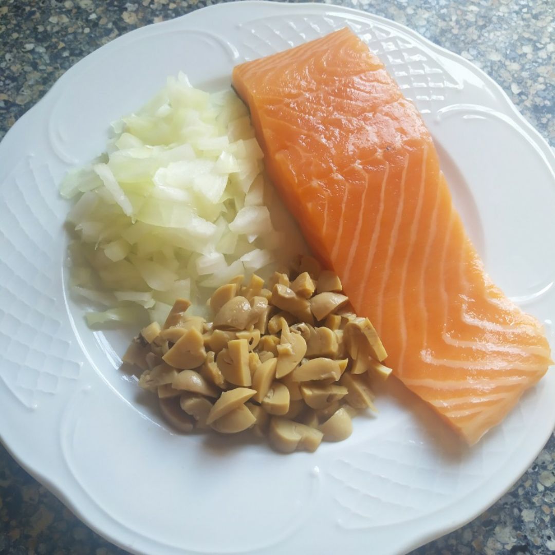 Salmón a la naranja Paso 0