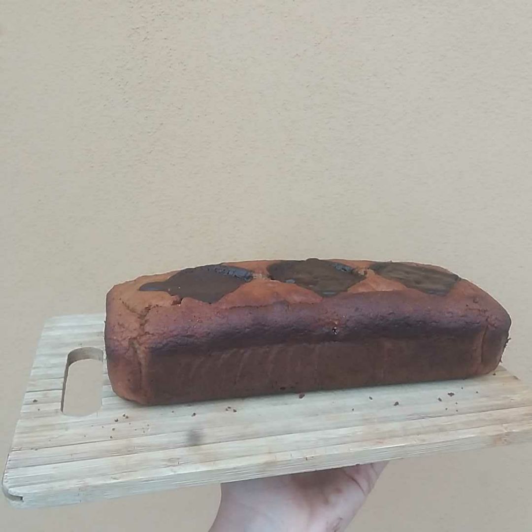 Bizcocho de plátano y almendras