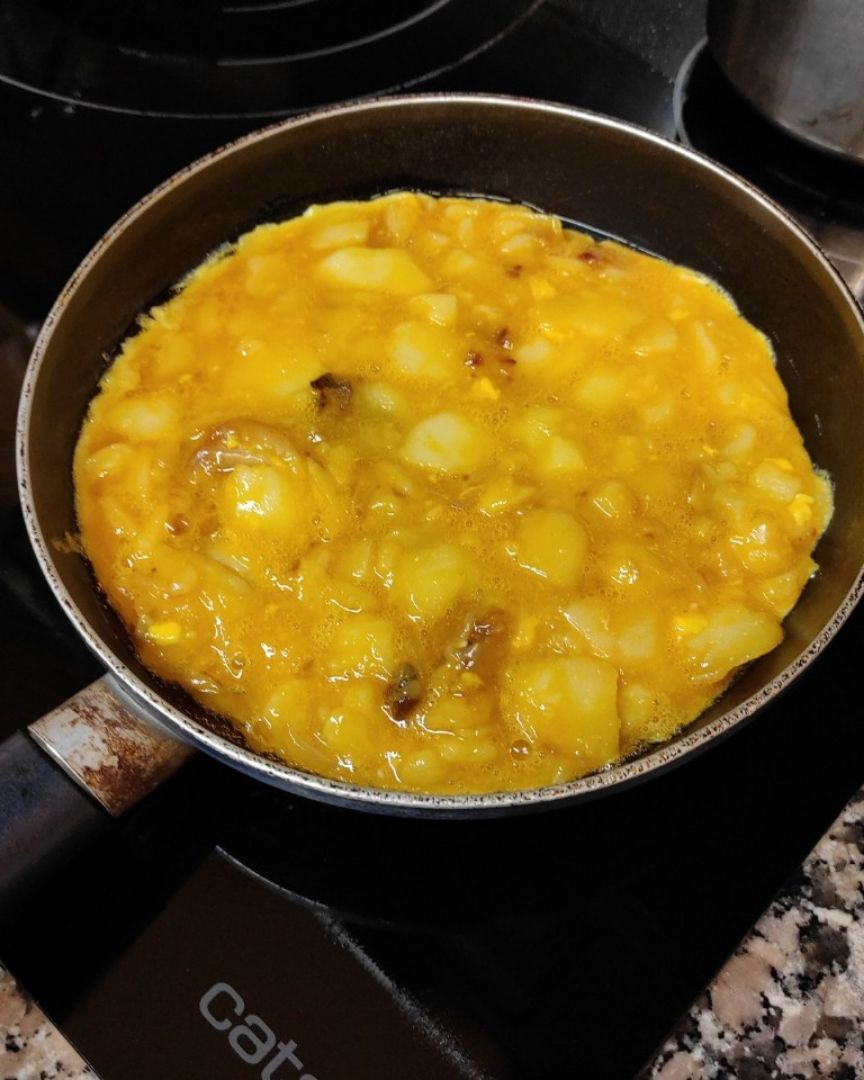 Tortilla de patata como Dios manda Paso 4 Tortilla de patata como Dios manda Paso 4