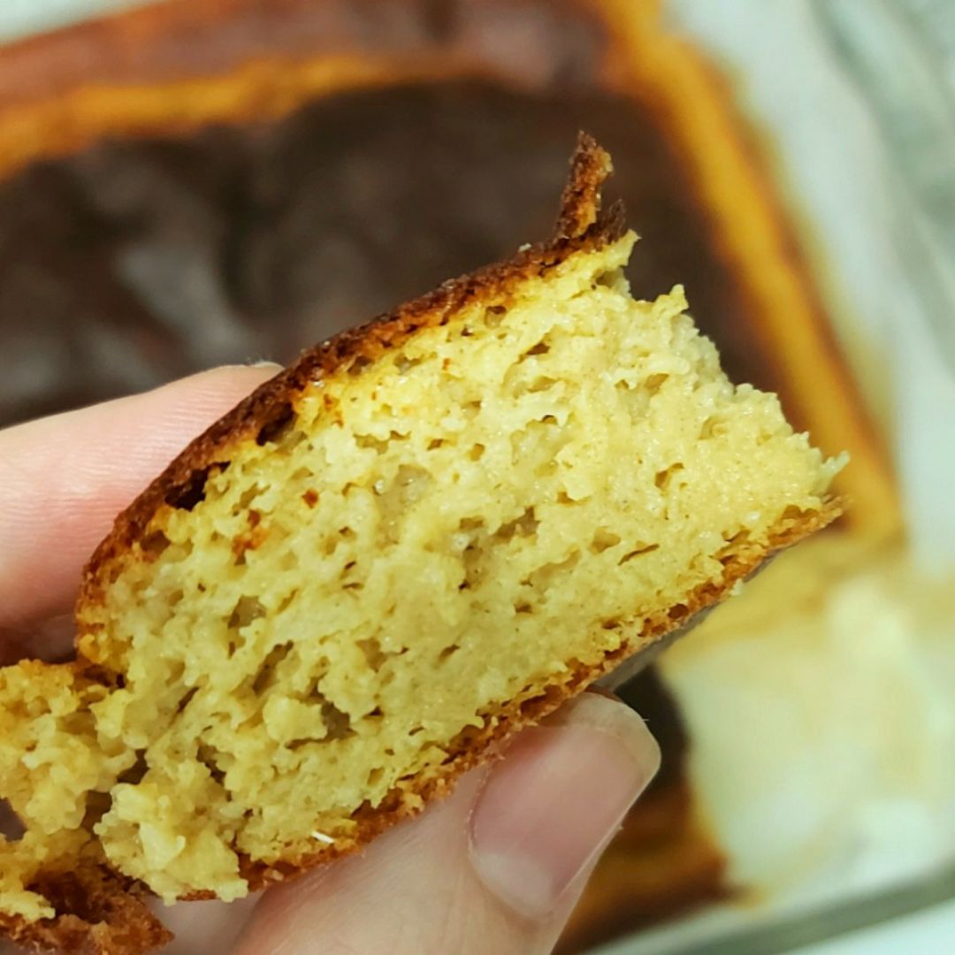 Sobao realfooder de plátano🍌, manzana 🍏y naranja🍊 Paso 6