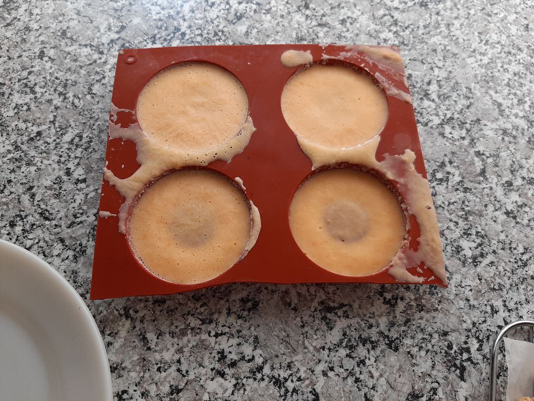 Sándwich de helado de melocotón Paso 3