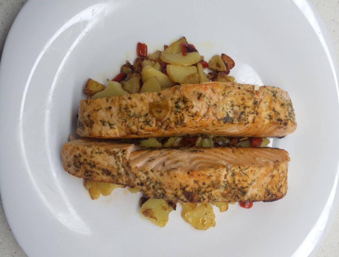 Salmón a la plancha Salmón a la plancha