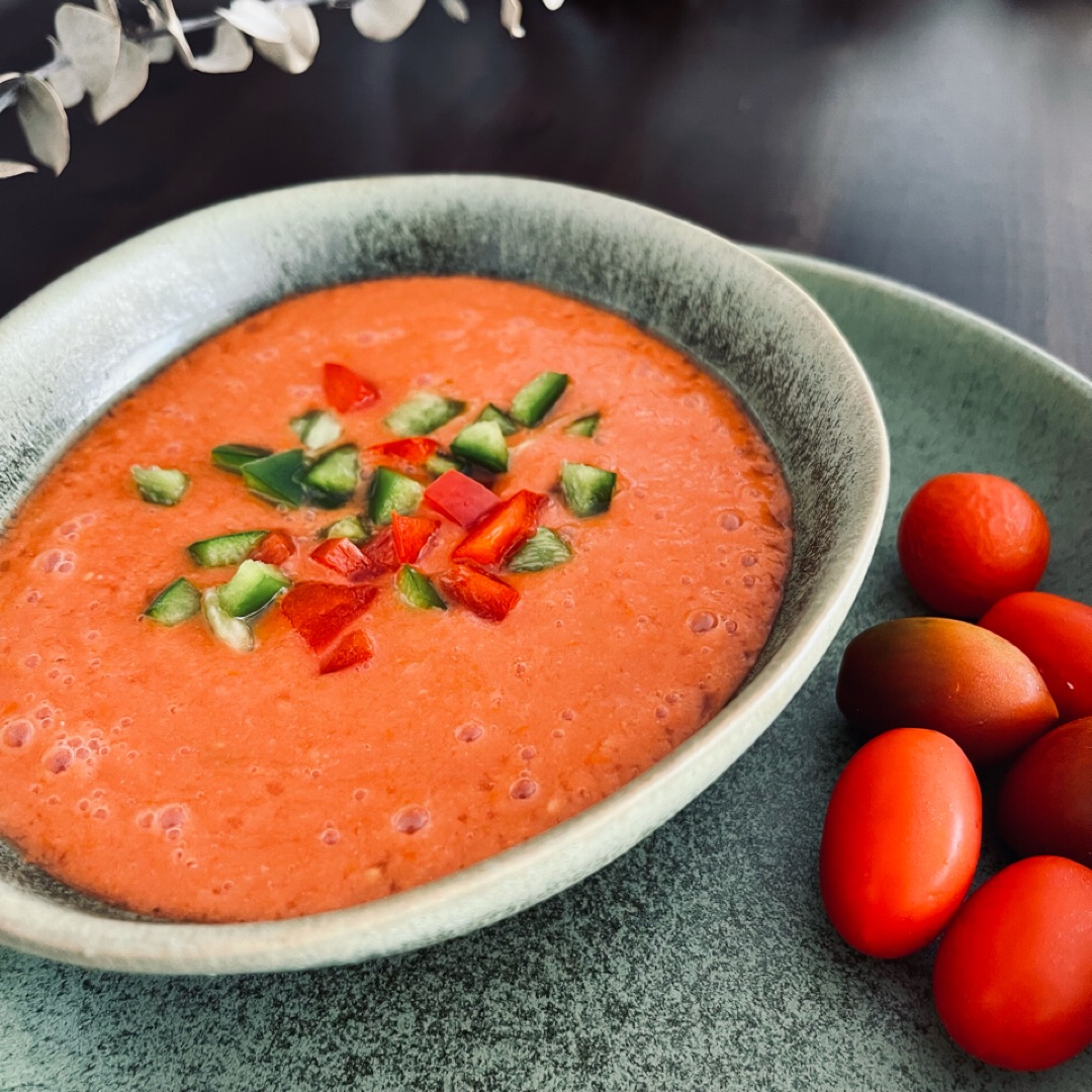 Gazpacho de tomates cherry