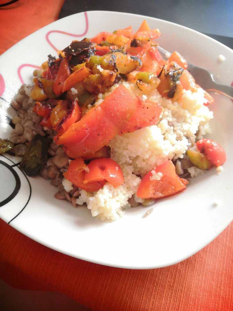 Lentejas con cuscús 