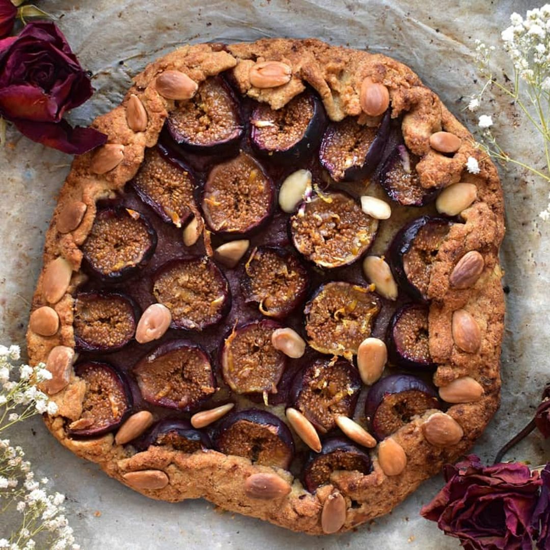 GALETTE DE HIGOS Y ALMENDRAS GALETTE DE HIGOS Y ALMENDRAS