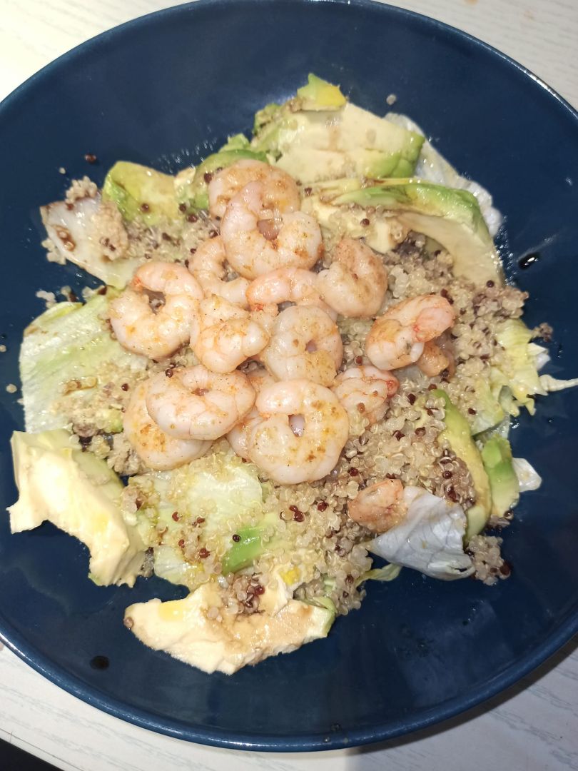 Ensalada de aguacate con gambas 🏅 Ensalada de aguacate con gambas 🏅