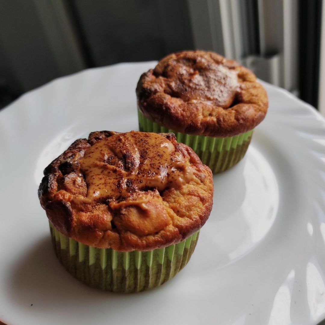 MUFFINS FIT DE CALABAZA MUFFINS FIT DE CALABAZA