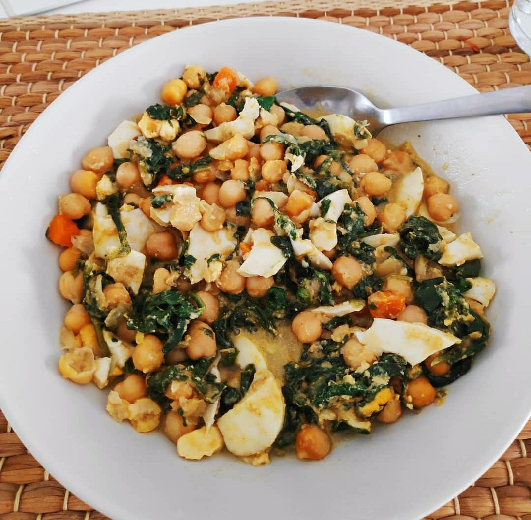 Potaje de garbanzos y espinacas Potaje de garbanzos y espinacas