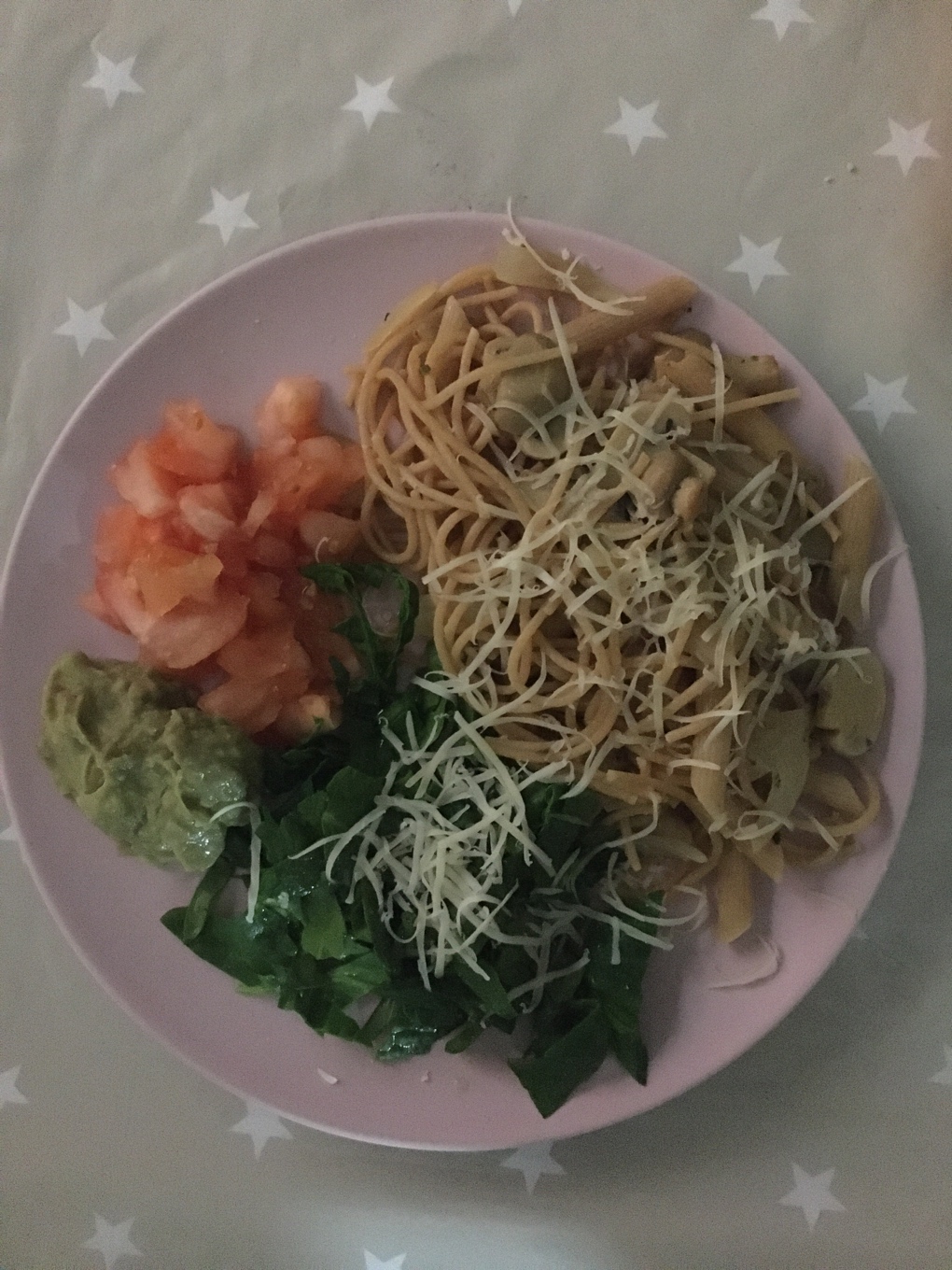 Pasta integral con verduras Pasta integral con verduras
