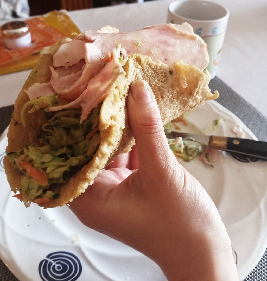 Wrap de avena saludable Wrap de avena saludable