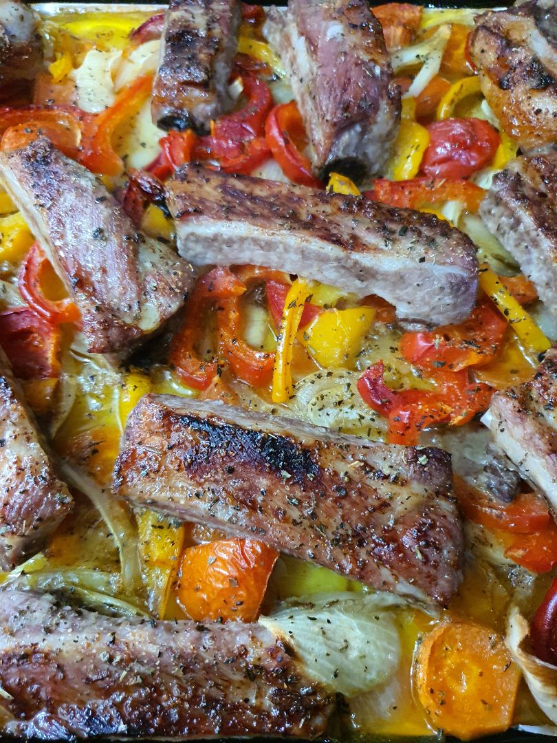 Costillas al horno