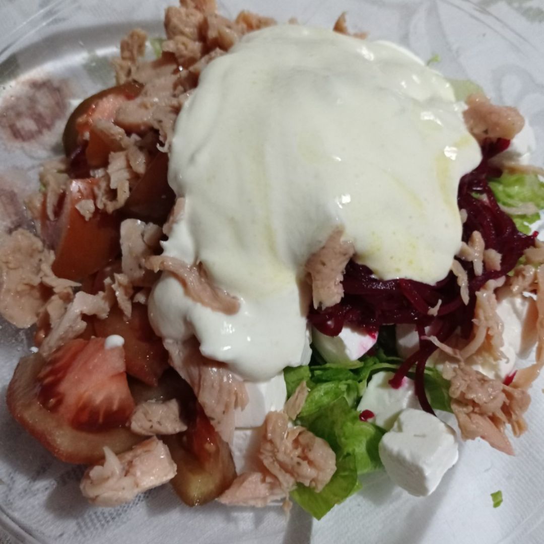 Ensalada estilo cesar