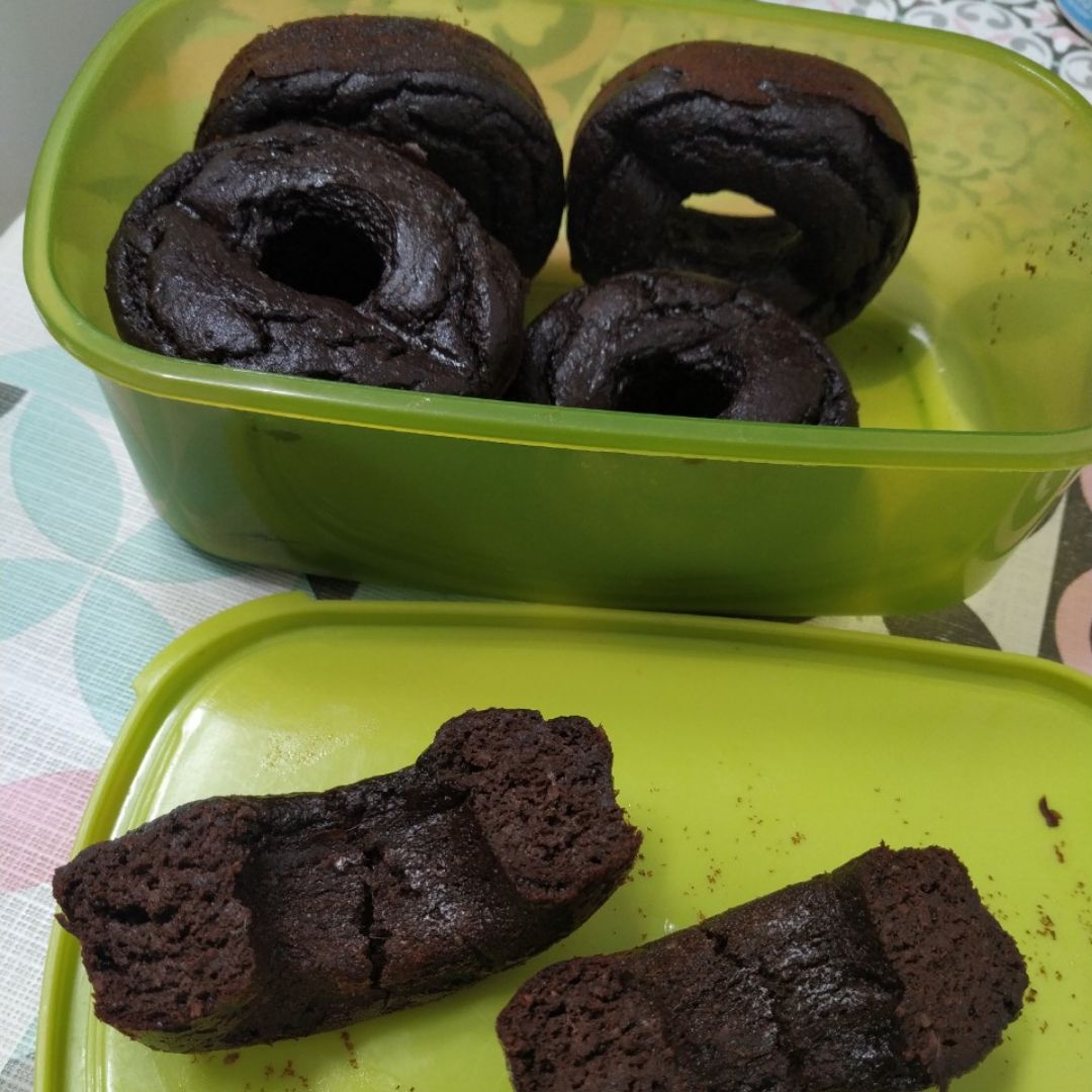 Donuts de calabaza y cacao Donuts de calabaza y cacao