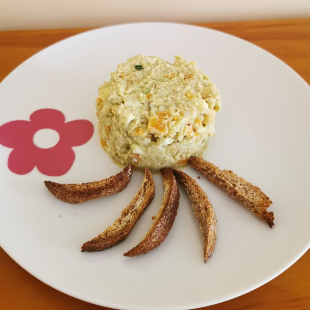 Ensaladilla de garbanzos Ensaladilla de garbanzos