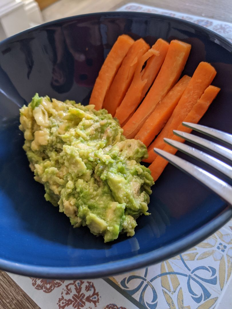 Guacamole con zanahoria Guacamole con zanahoria