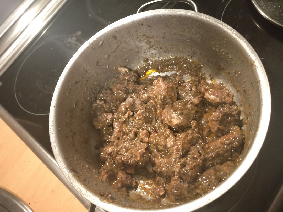 Carrillada en salsa de champiñones Carrillada en salsa de champiñones