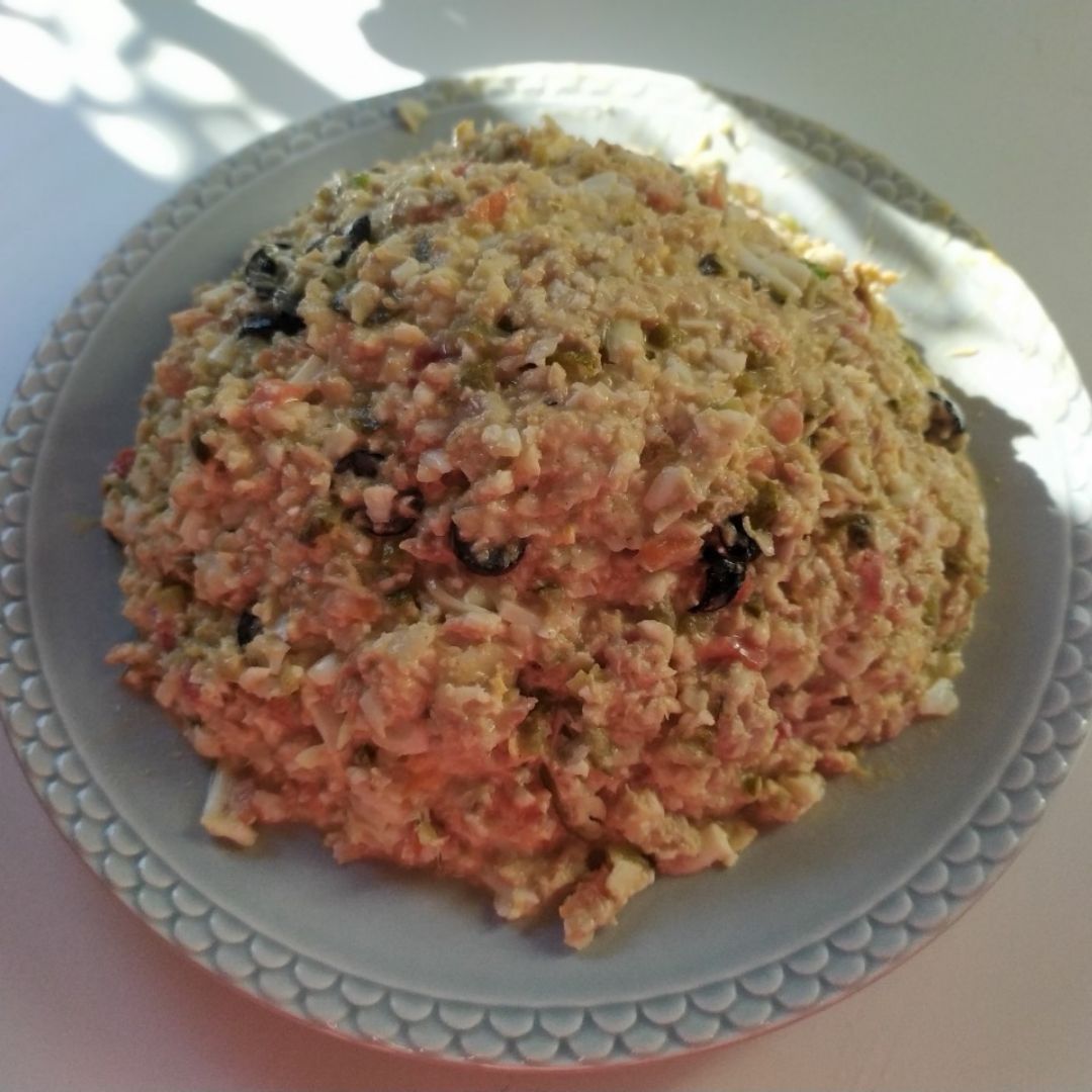 ENSALADILLA sin hidratos y mayonesa sin aceite ENSALADILLA sin hidratos y mayonesa sin aceite