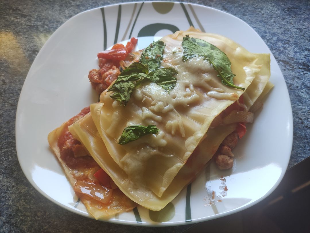 Lasaña vegetariana Lasaña vegetariana