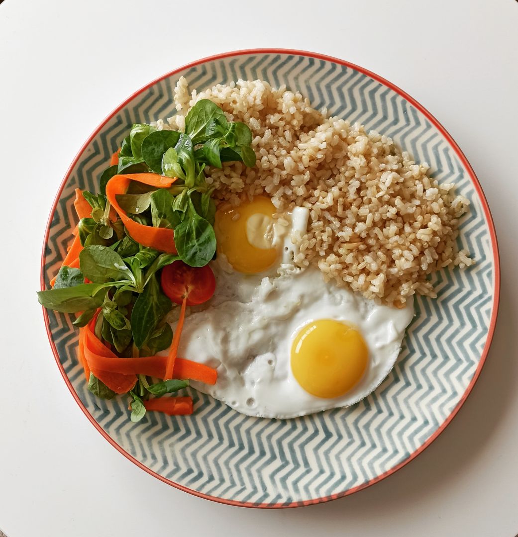 Arroz con huevos Arroz con huevos