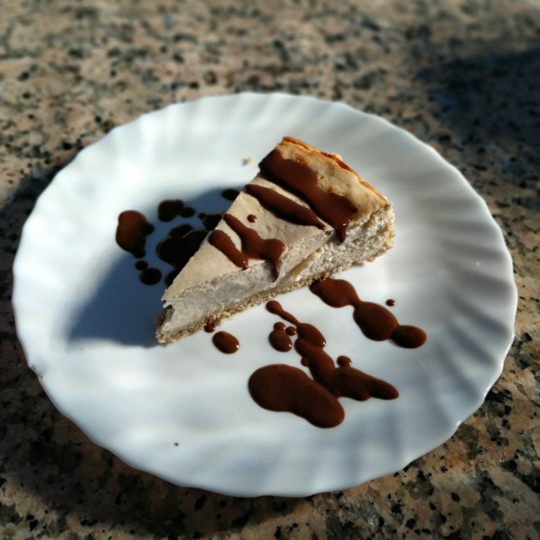 Tarta de requesón y manzana Tarta de requesón y manzana