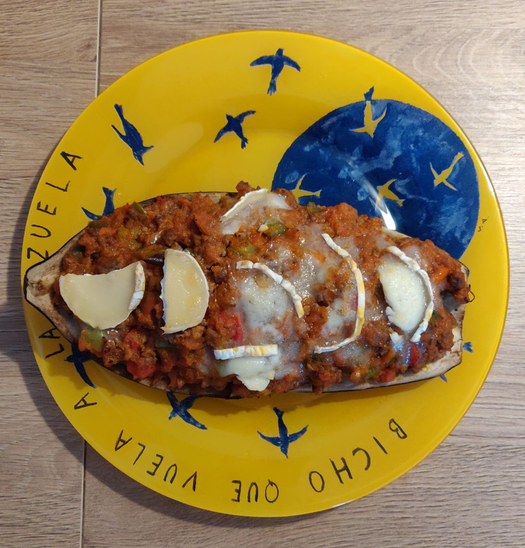 Berenjena rellena Berenjena rellena