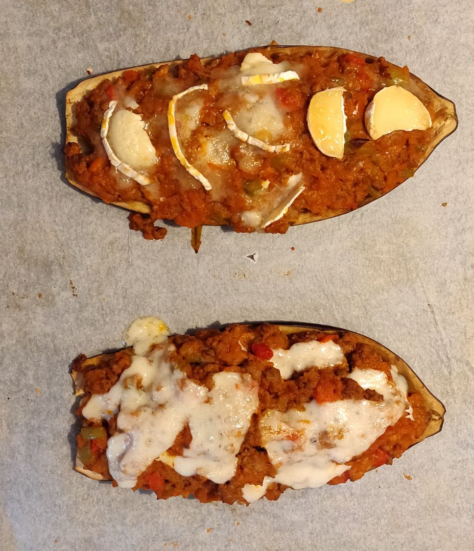 Berenjena rellena Paso 8 Berenjena rellena Paso 8