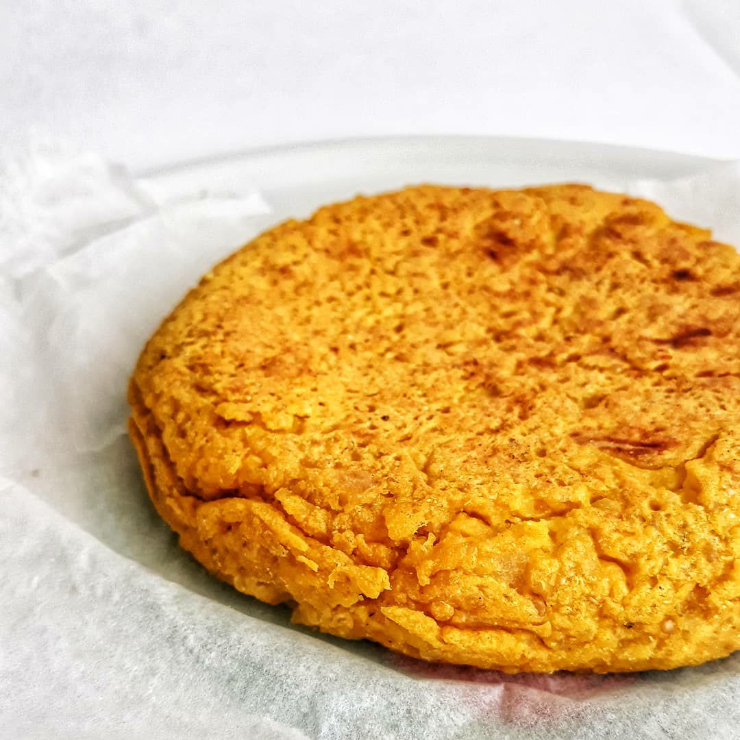 Tortilla de quinoa y soja texturizada