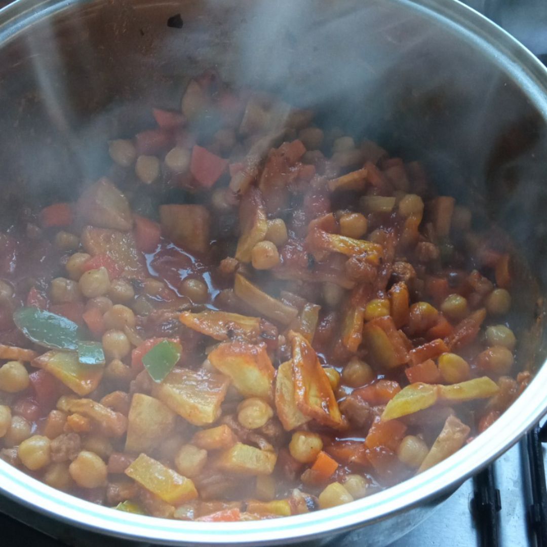 Ropa vieja vegana Paso 5 Ropa vieja vegana Paso 5