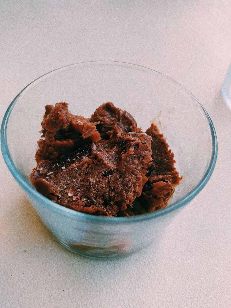 Helado de chocolate, leche y plátano 🥛🍫🍌