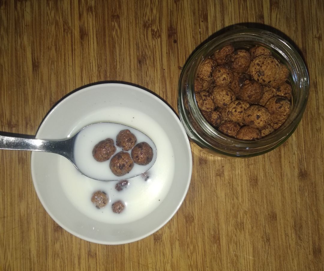 Bolitas de cereales con chocolate 🥣 Bolitas de cereales con chocolate 🥣